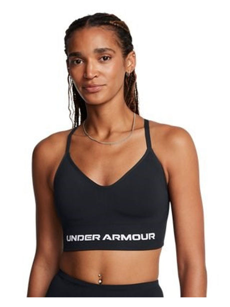 Top Sportivo Under Armour UA Vanish Seamless Low Donna - Nero