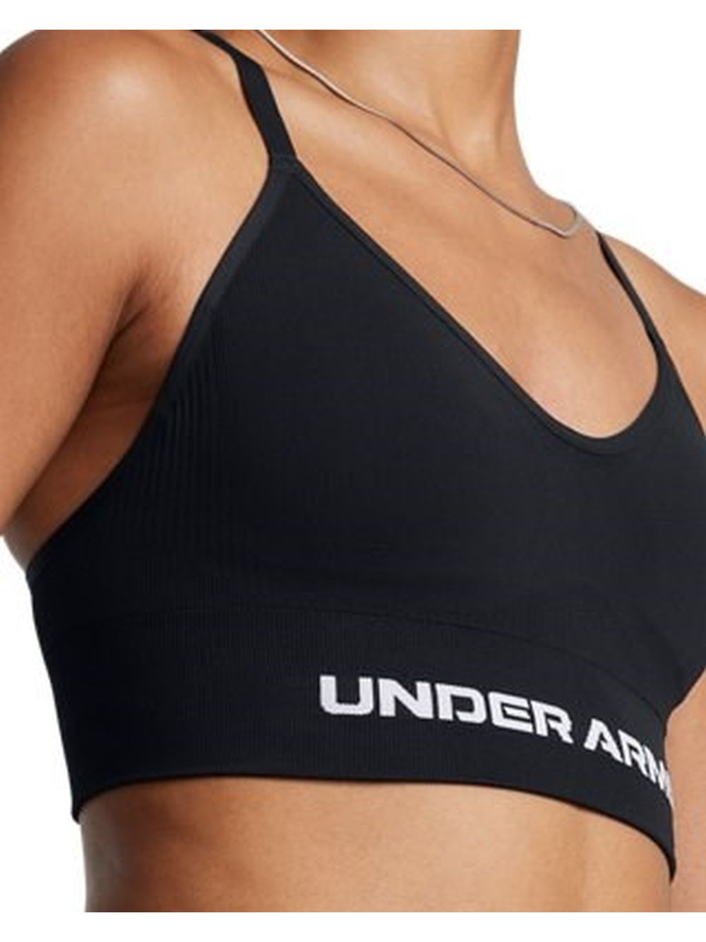 Top Sportivo Under Armour UA Vanish Seamless Low Donna - Nero