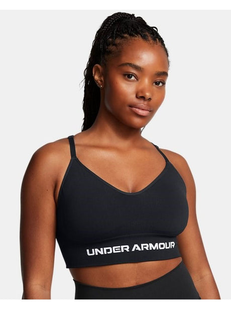 Top Sportivo Under Armour UA Vanish Seamless Low Donna - Nero