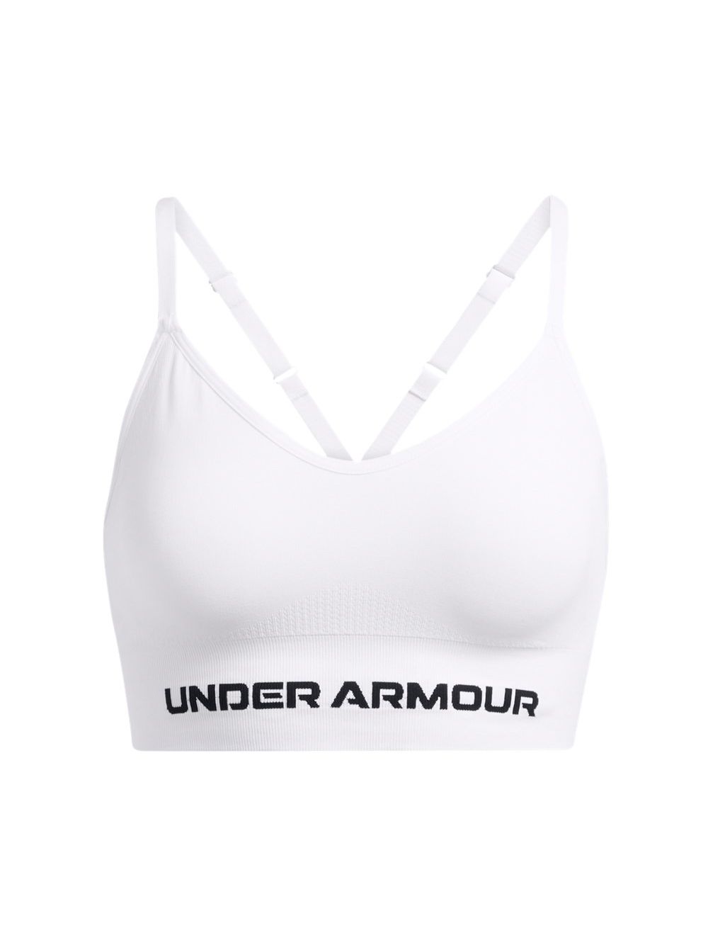 Top Sportivo Under Armour UA Vanish Seamless Low Donna - Bianco
