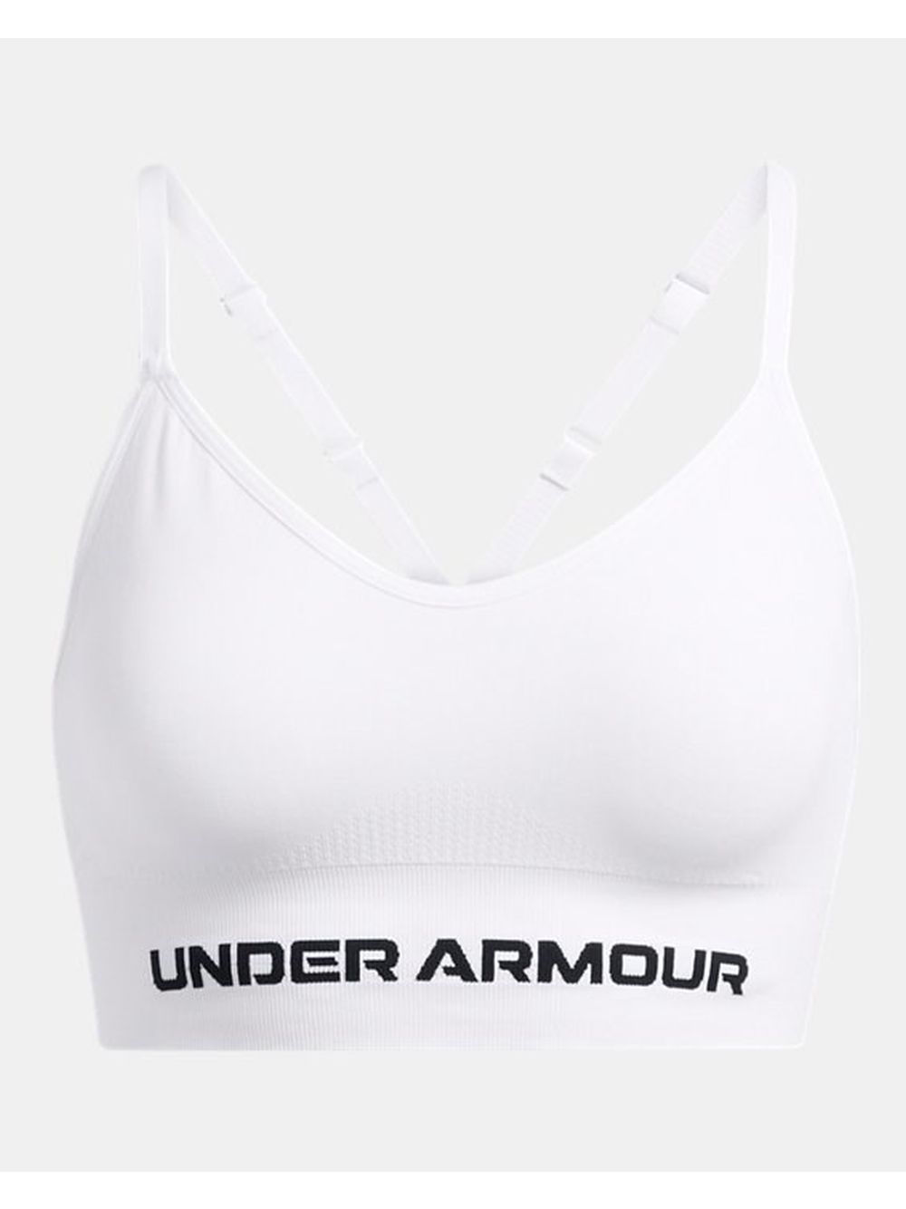 Top Sportivo Under Armour UA Vanish Seamless Low Donna - Bianco