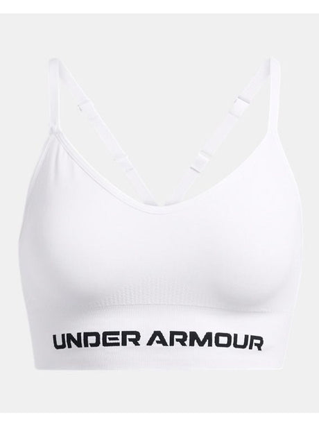 Top Sportivo Under Armour UA Vanish Seamless Low Donna - Bianco