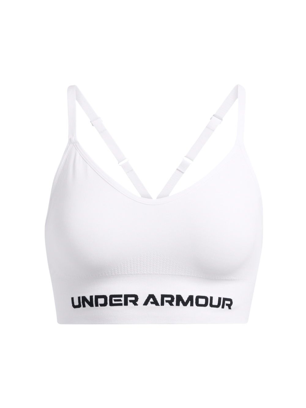 Top Sportivo Under Armour UA Vanish Seamless Low Donna - Bianco