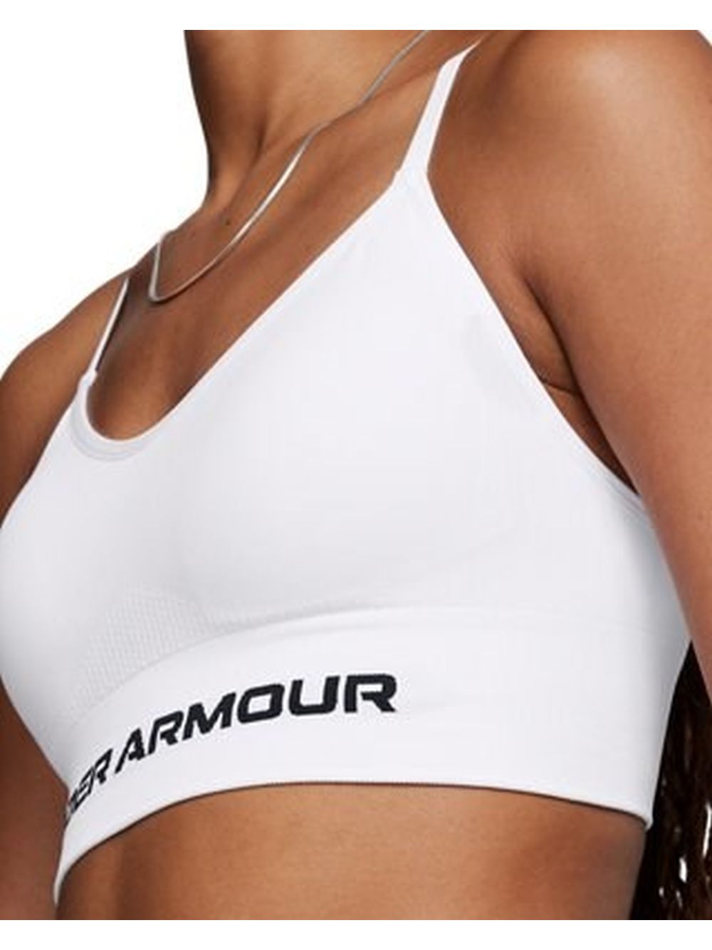 Top Sportivo Under Armour UA Vanish Seamless Low Donna - Bianco