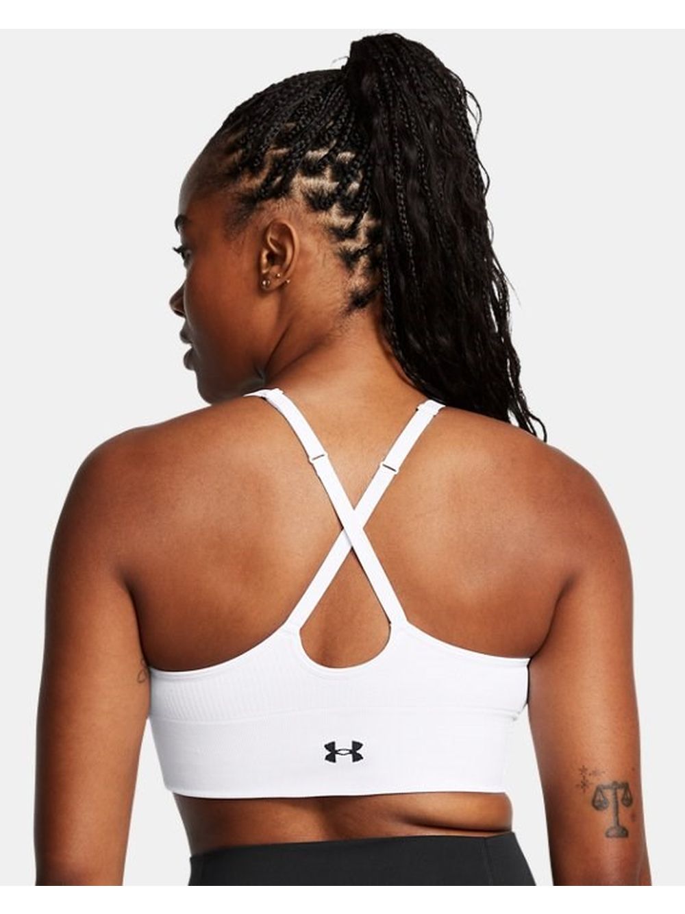 Top Sportivo Under Armour UA Vanish Seamless Low Donna - Bianco