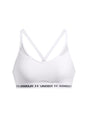 Top Sportivo Under Armour HeatGear UA Crossback Low Donna - Bianco