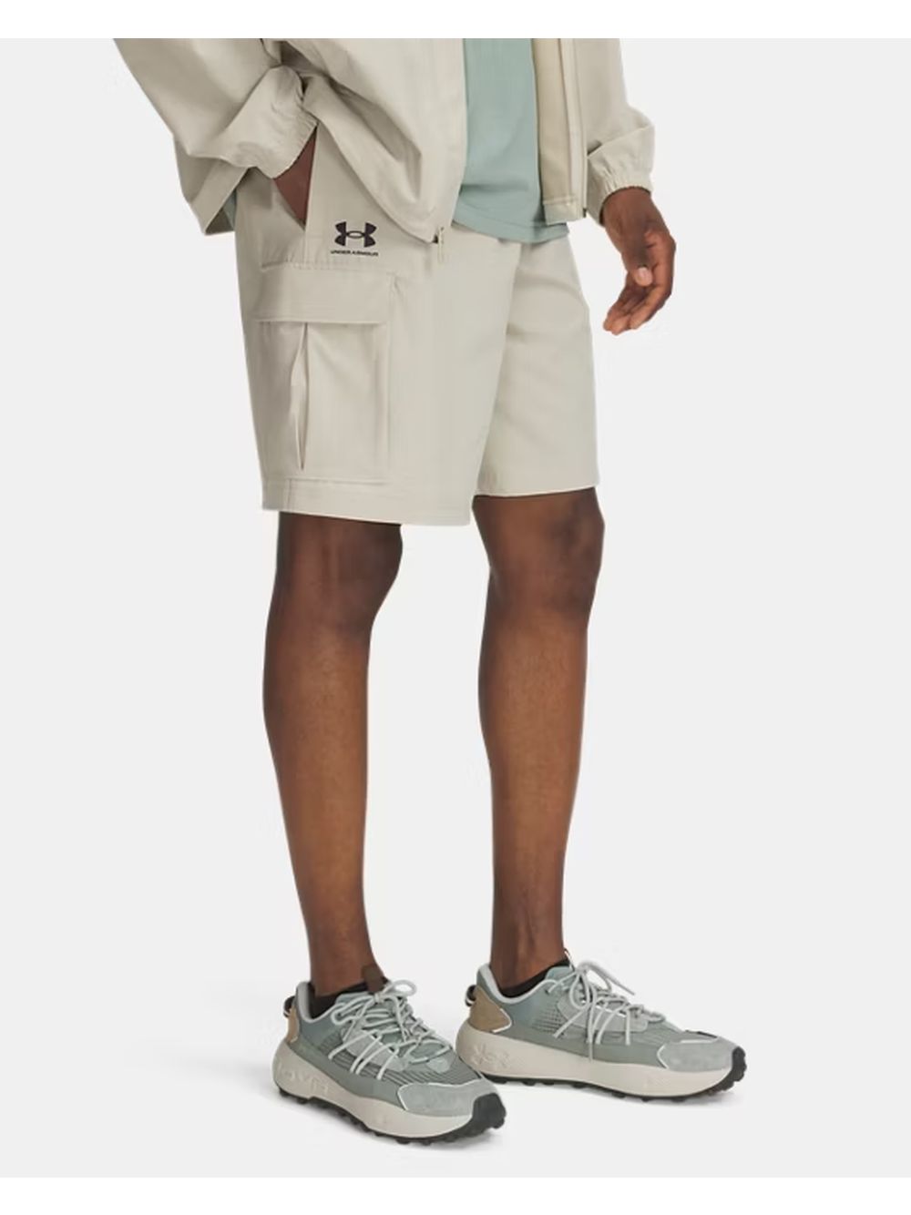 Pantaloncino Sportivo Under Armour UA VIBE WOVEN CARGO Uomo - Avorio