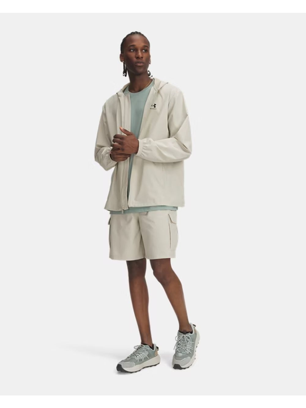 Pantaloncino Sportivo Under Armour UA VIBE WOVEN CARGO Uomo - Avorio