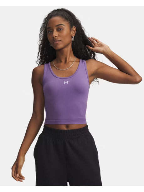 Canottiera Sportiva Under Armour UA Vanish Seamless Donna - Viola