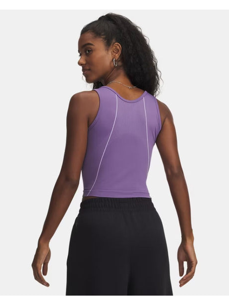 Canottiera Sportiva Under Armour UA Vanish Seamless Donna - Viola