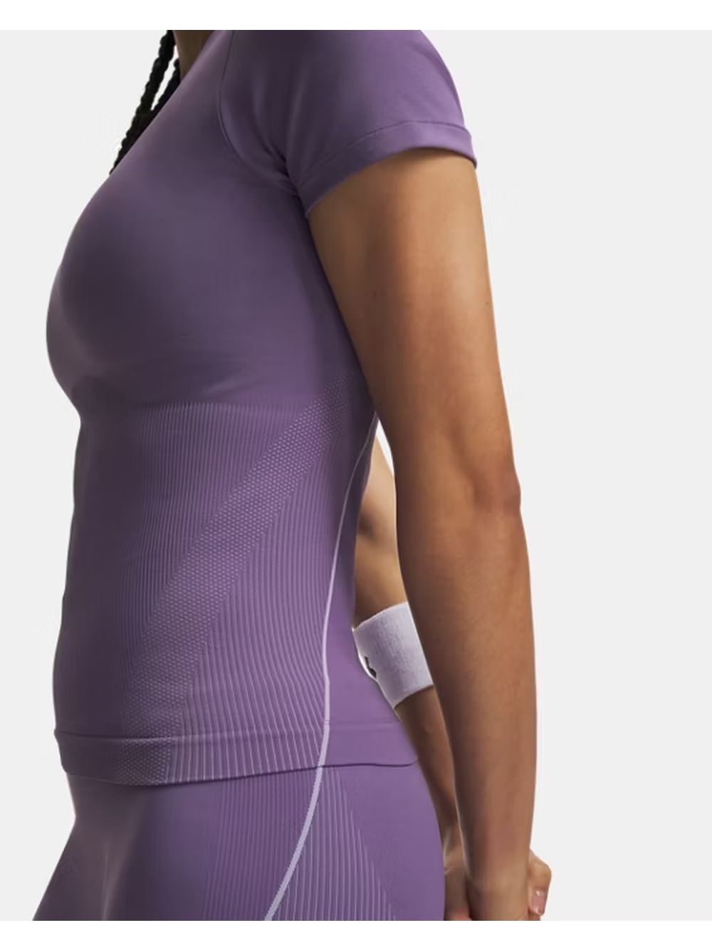 T-shirt Sportiva Under Armour UA Vanish Seamless Donna - Viola
