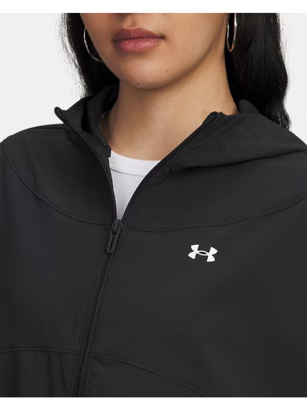 Giubbino Under Armour UA RIVAL WOVEN HD Donna - Nero