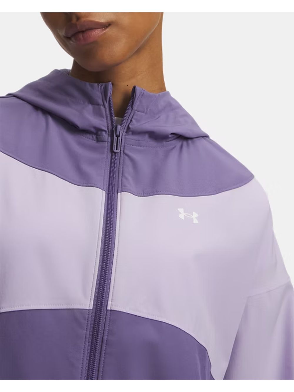 Giubbino Under Armour UA RIVAL WOVEN HD Donna - Viola