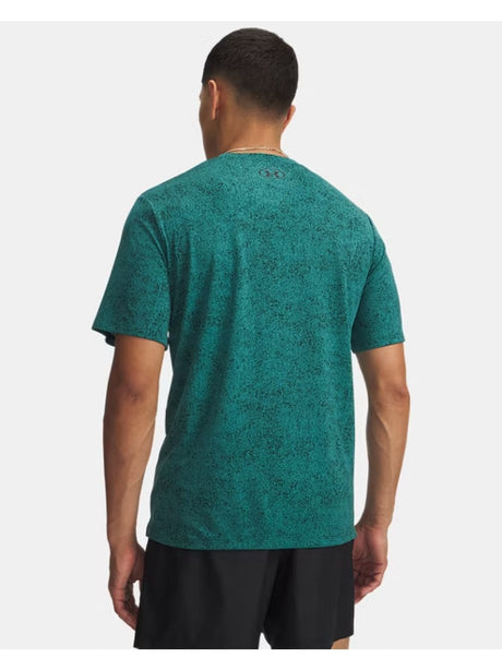 T-shirt Sportiva Under Armour UA TECH PIXELATE Uomo - Verde