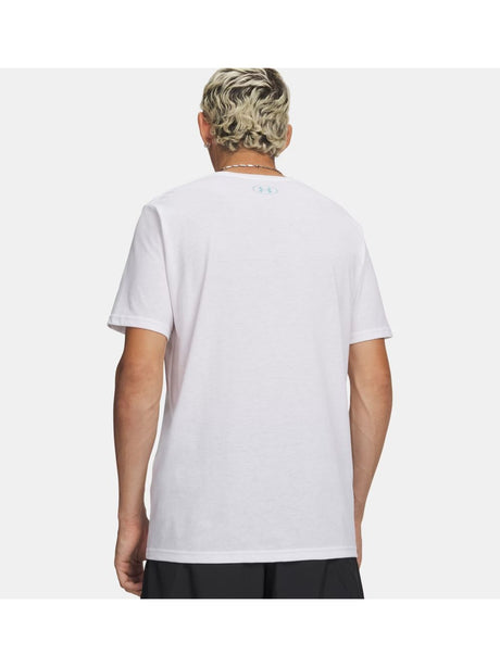 T-shirt Sportiva Under Armour UA M LOGO COLLAGE SS Uomo - Bianco