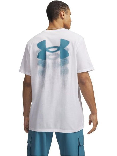 T-shirt Sportiva Under Armour UA M BLUR LOGO SS Uomo - Bianco