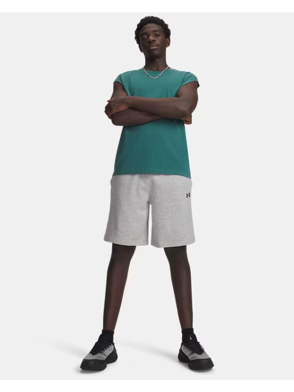 Pantaloncino Sportivo Under Armour UA Rival Lightweight Uomo - Grigio
