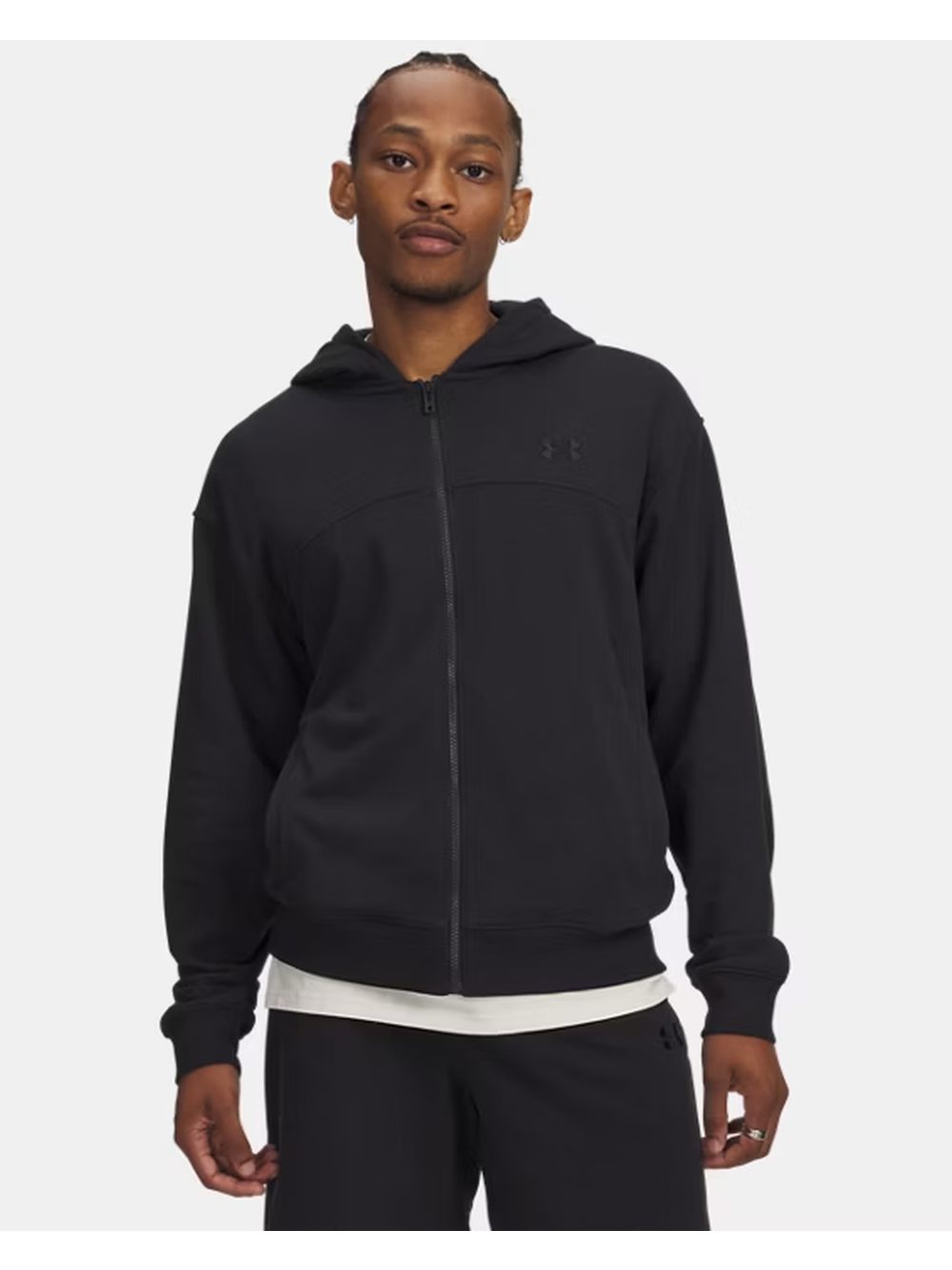 Felpa Under Armour UA Rival Lightweight Uomo - Nero