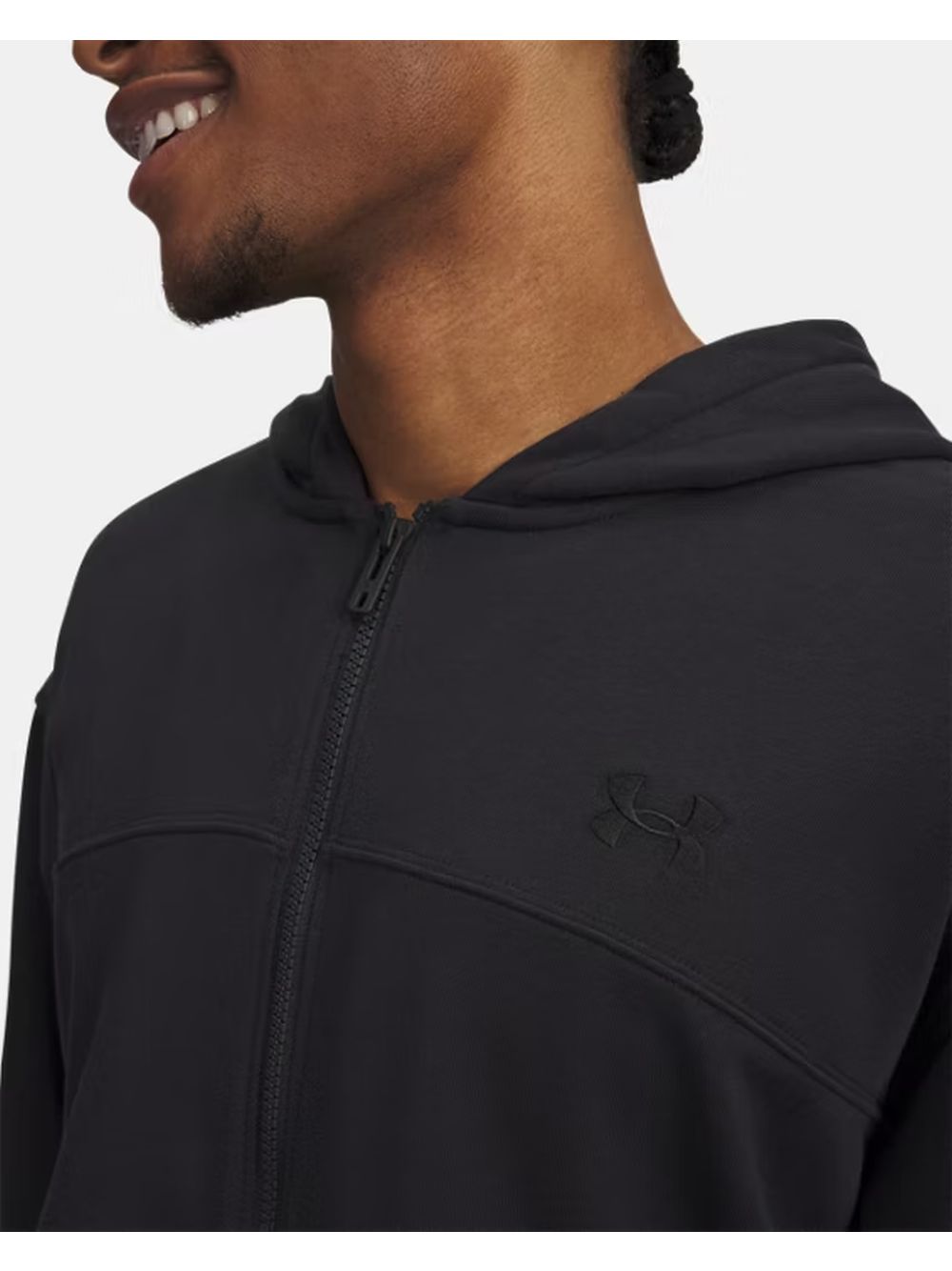 Felpa Under Armour UA Rival Lightweight Uomo - Nero