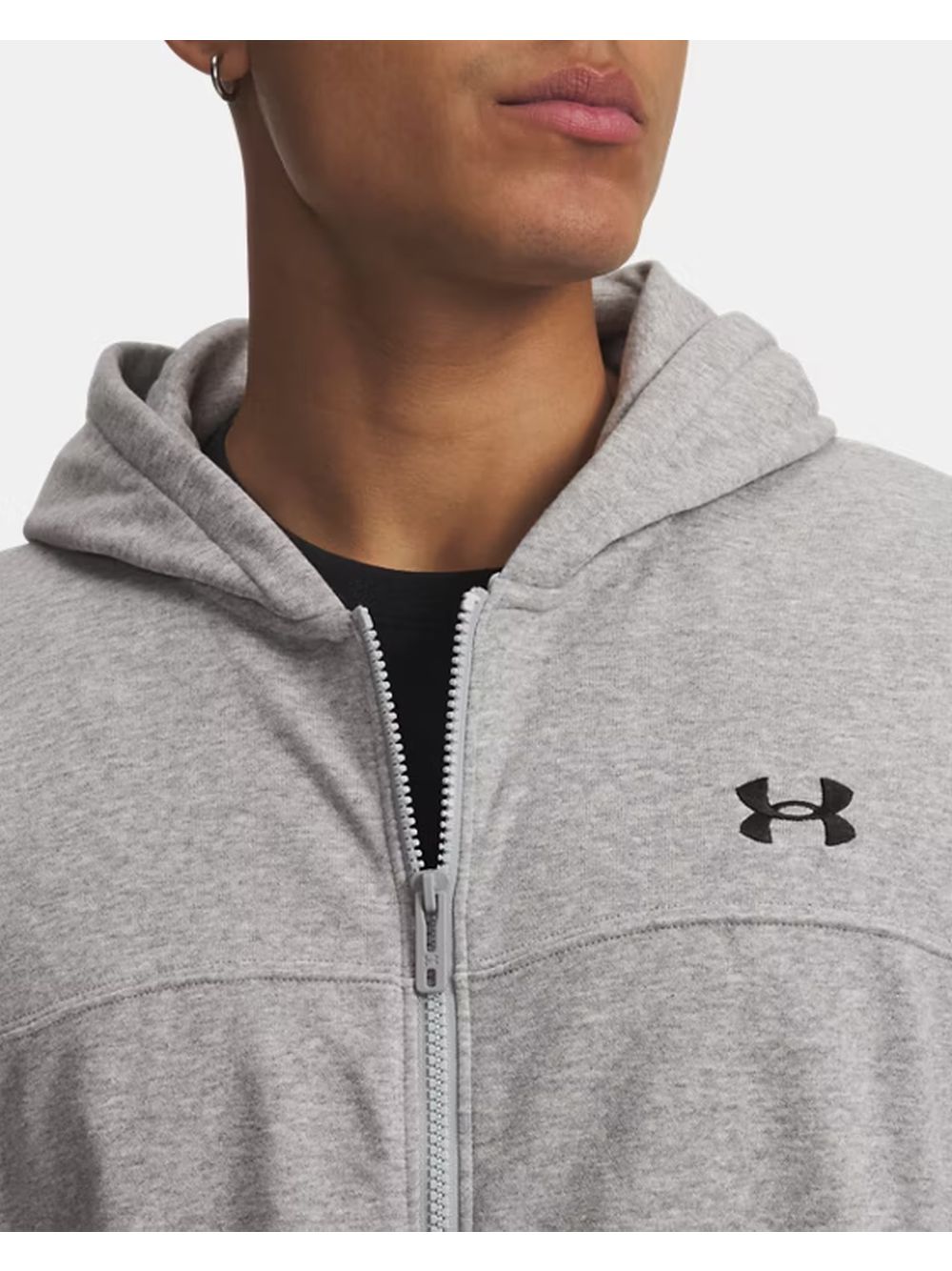 Felpa Under Armour UA Rival Lightweight Uomo - Grigio