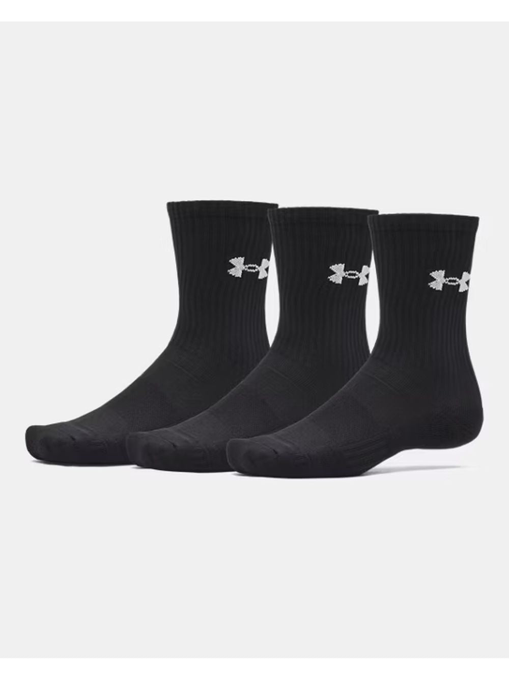Calze Sportive Under Armour UA PERFORMANCE COTTON 3P CRW Unisex - Nero