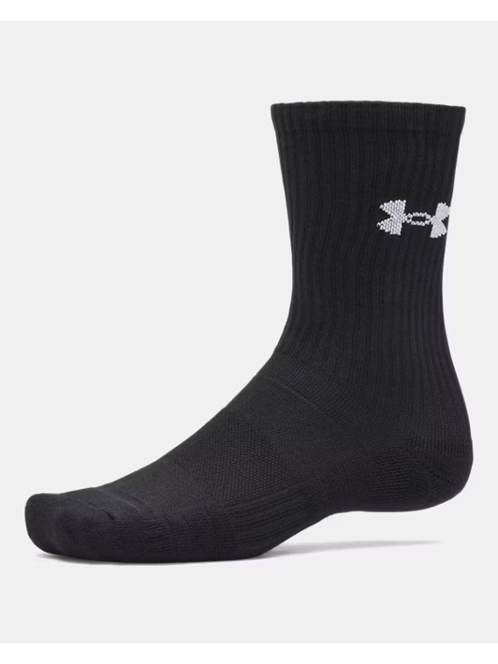 Calze Sportive Under Armour UA PERFORMANCE COTTON 3P CRW Unisex - Nero