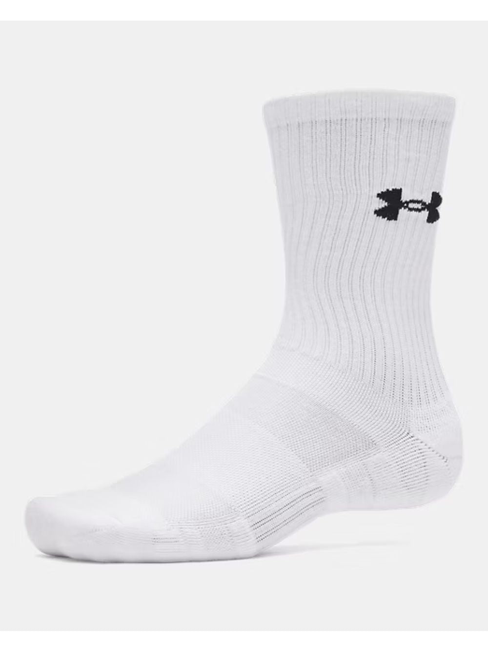 Calze Sportive Under Armour UA PERFORMANCE COTTON 3P CRW Unisex - Bianco