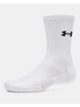 Calze Sportive Under Armour UA PERFORMANCE COTTON 3P CRW Unisex - Bianco