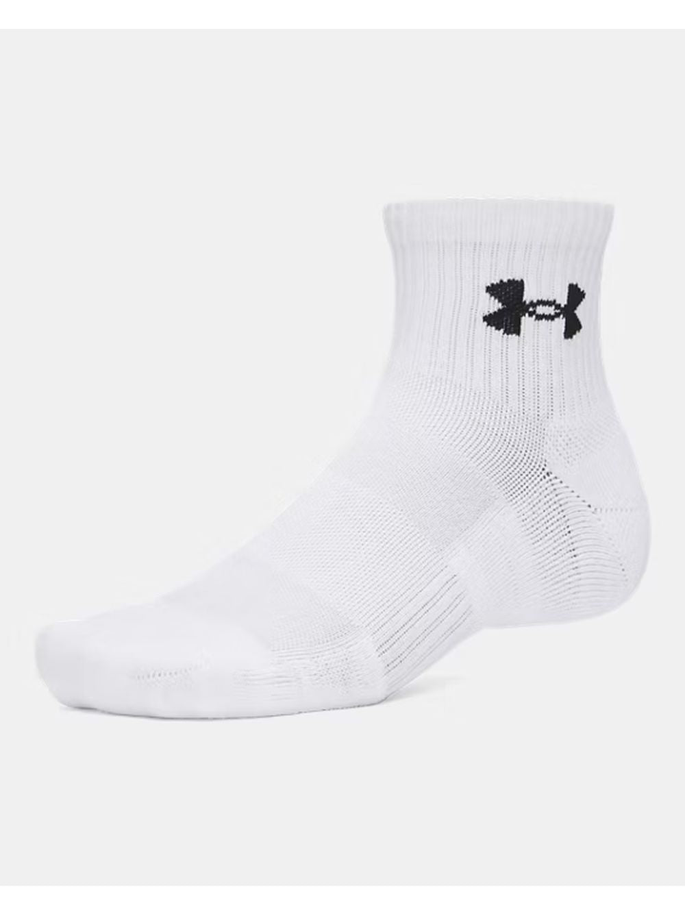 Calze Sportive Under Armour UA PERFORMANCE COTTON 3P QTR Unisex - Bianco