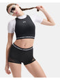 Canottiera Sportiva Under Armour HEATGEAR MESH Donna - Nero