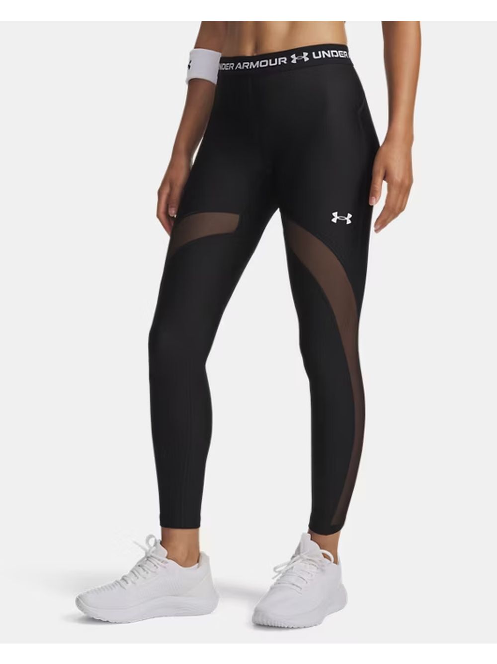 Leggings Under Armour HEATGEAR MESH Donna - Nero