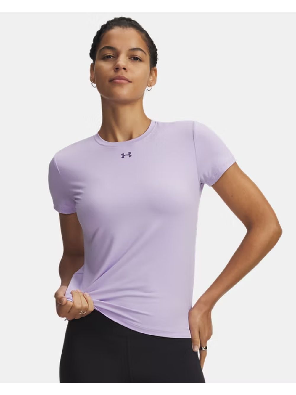 T-shirt Sportiva Under Armour UA VANISH SS Donna - Lilla