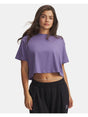 T-shirt Sportiva Under Armour UA RIVAL BOXY SOLID Donna - Viola