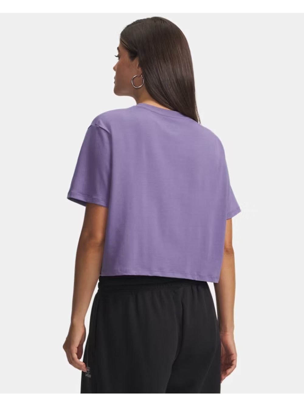 T-shirt Sportiva Under Armour UA RIVAL BOXY SOLID Donna - Viola