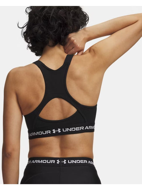 Top Sportivo Under Armour HEATGEAR HIGH Donna - Nero