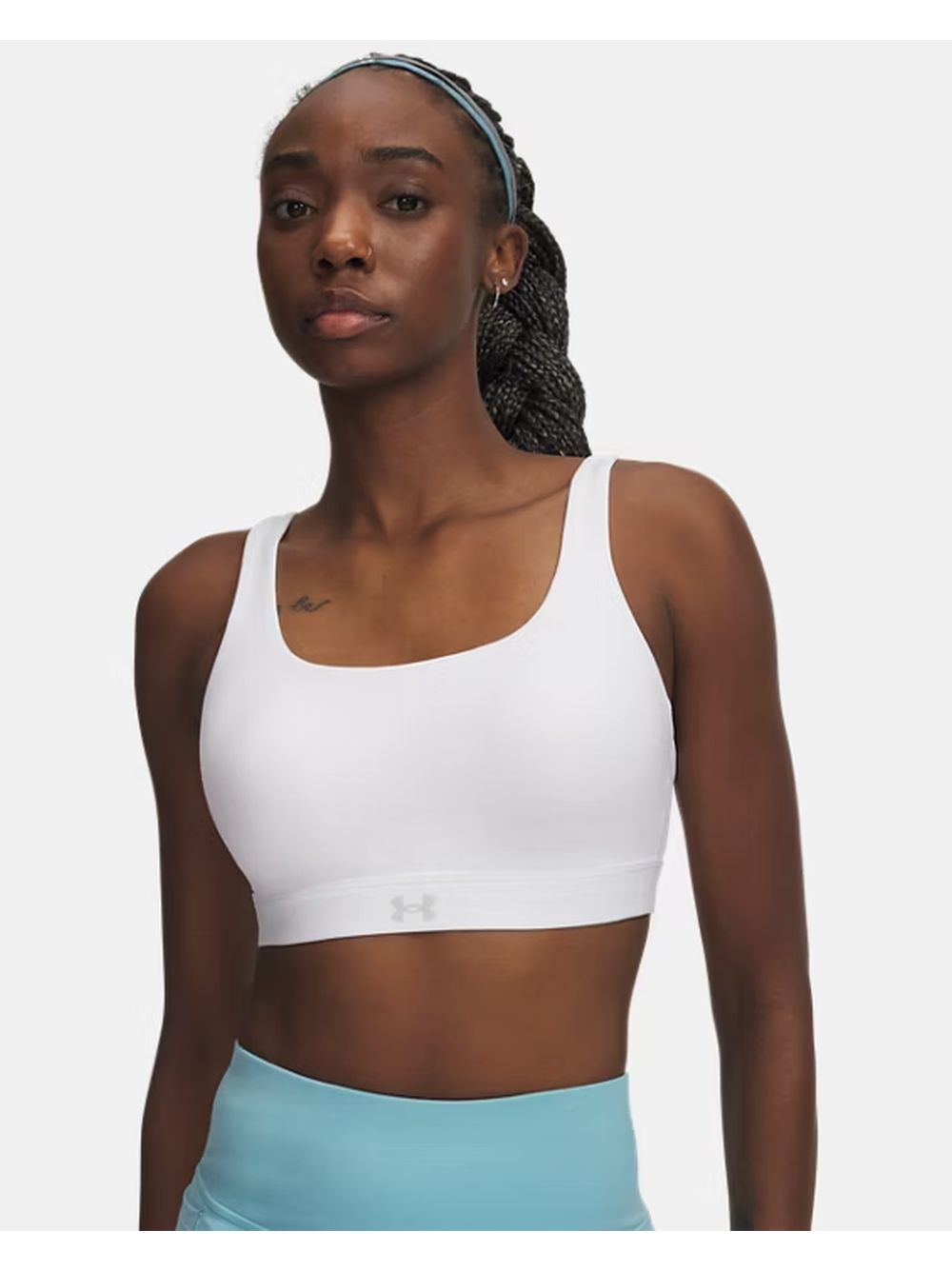 Top Sportivo Under Armour UA EFFORTLESS HIGH Donna - Bianco