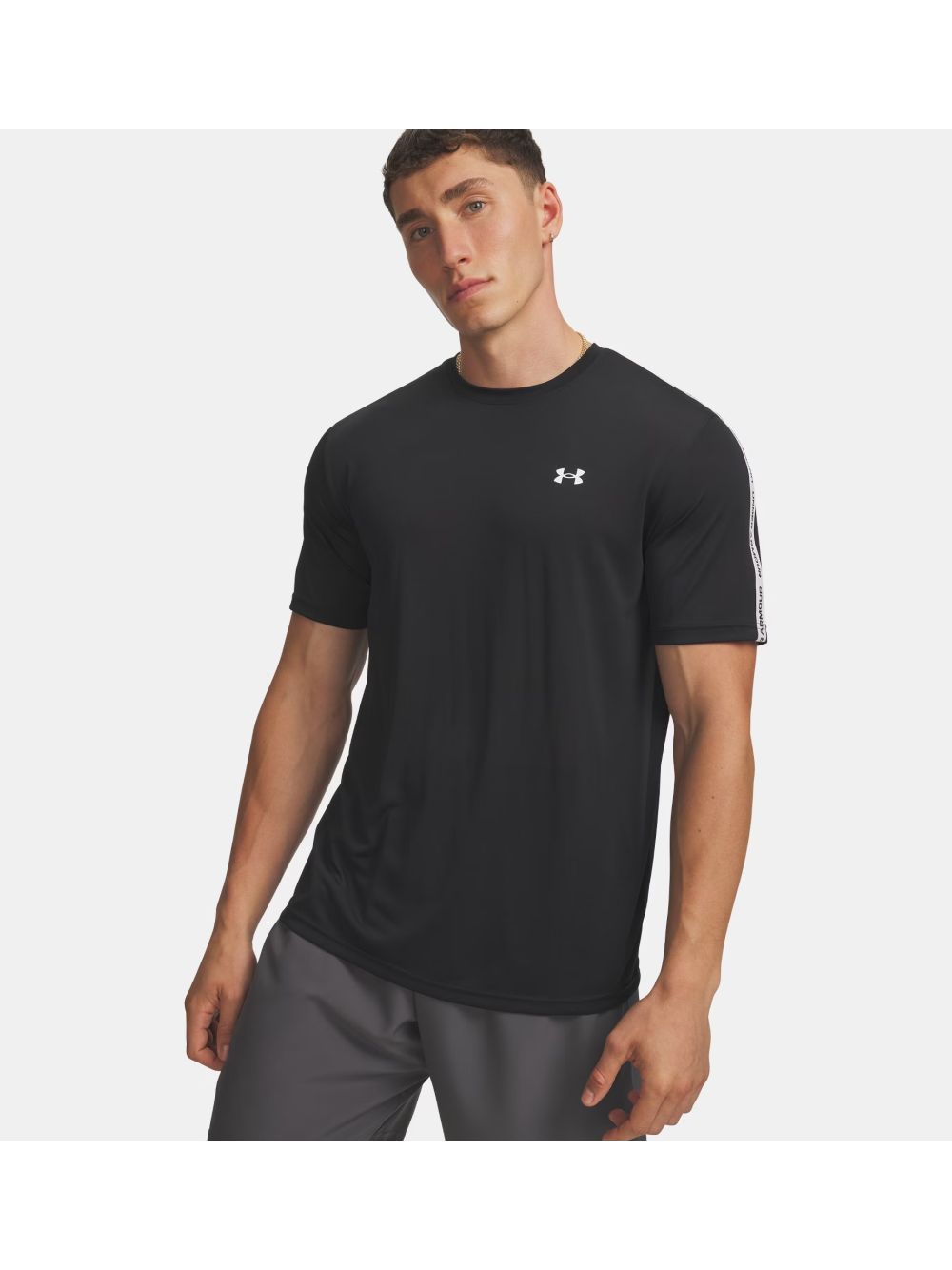 T-shirt Sportiva Under Armour UA TECH TAPING SS Uomo - Nero