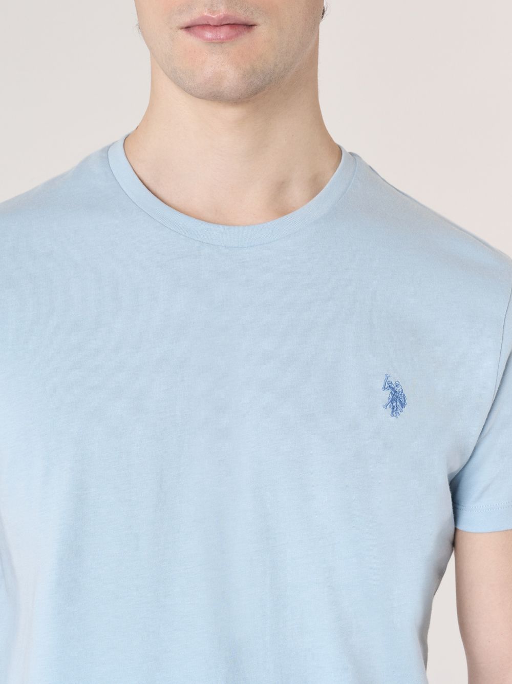 T-shirt U.s.polo MICK Uomo - Celeste