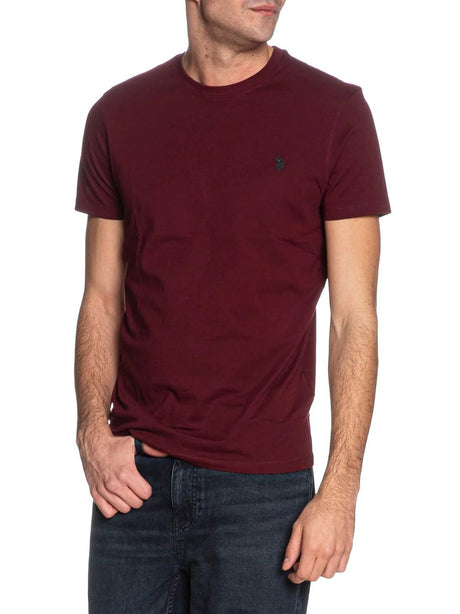 T-shirt U.s.polo MICK Uomo - Bordeaux