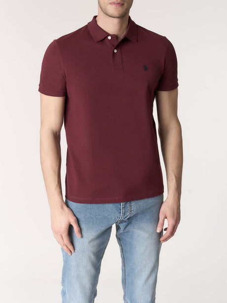 Polo U.s.polo KING Uomo - Bordeaux