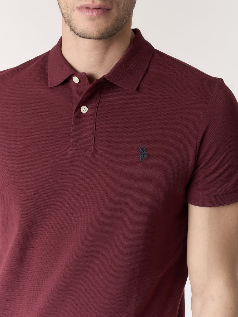 Polo U.s.polo KING Uomo - Bordeaux