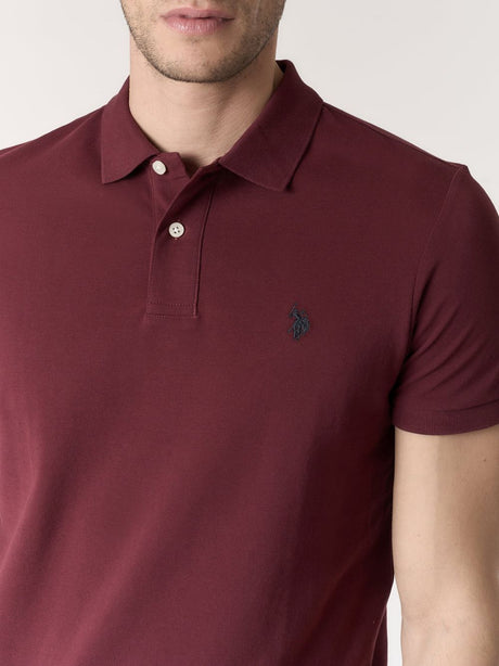Polo U.s.polo KING Uomo - Bordeaux