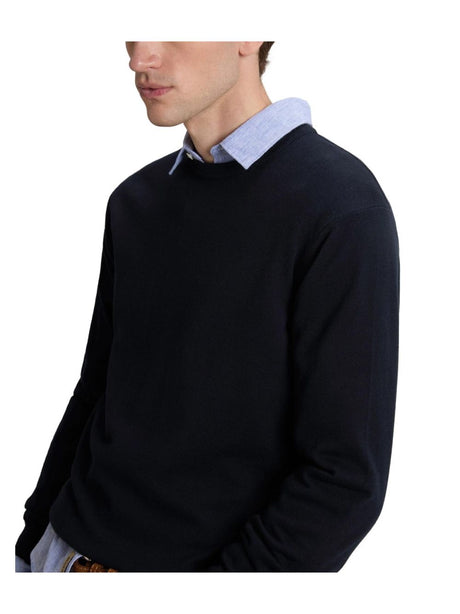 Pullover Woolrich LOGO COTTON CREWNECK Uomo - Blu