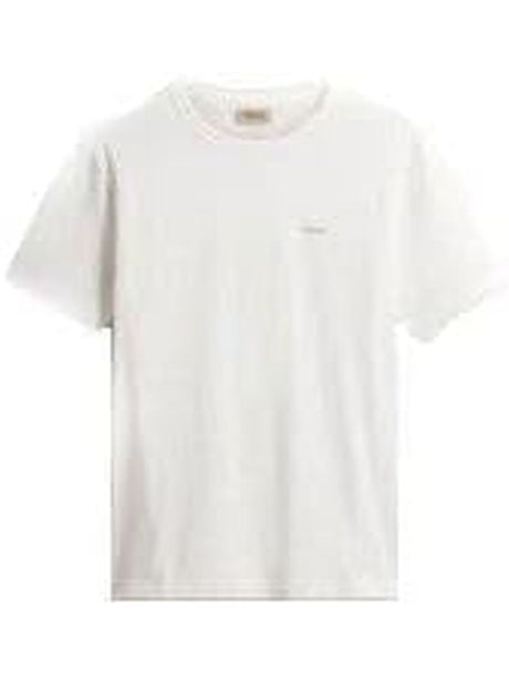 T-shirt Woolrich COTTON LOGO Uomo - Bianco
