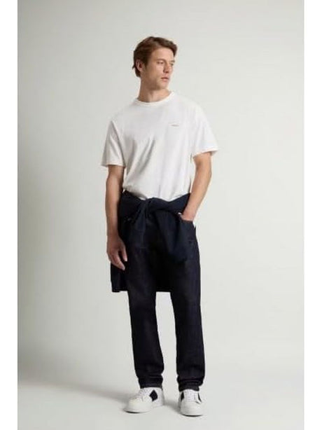 T-shirt Woolrich COTTON LOGO Uomo - Bianco