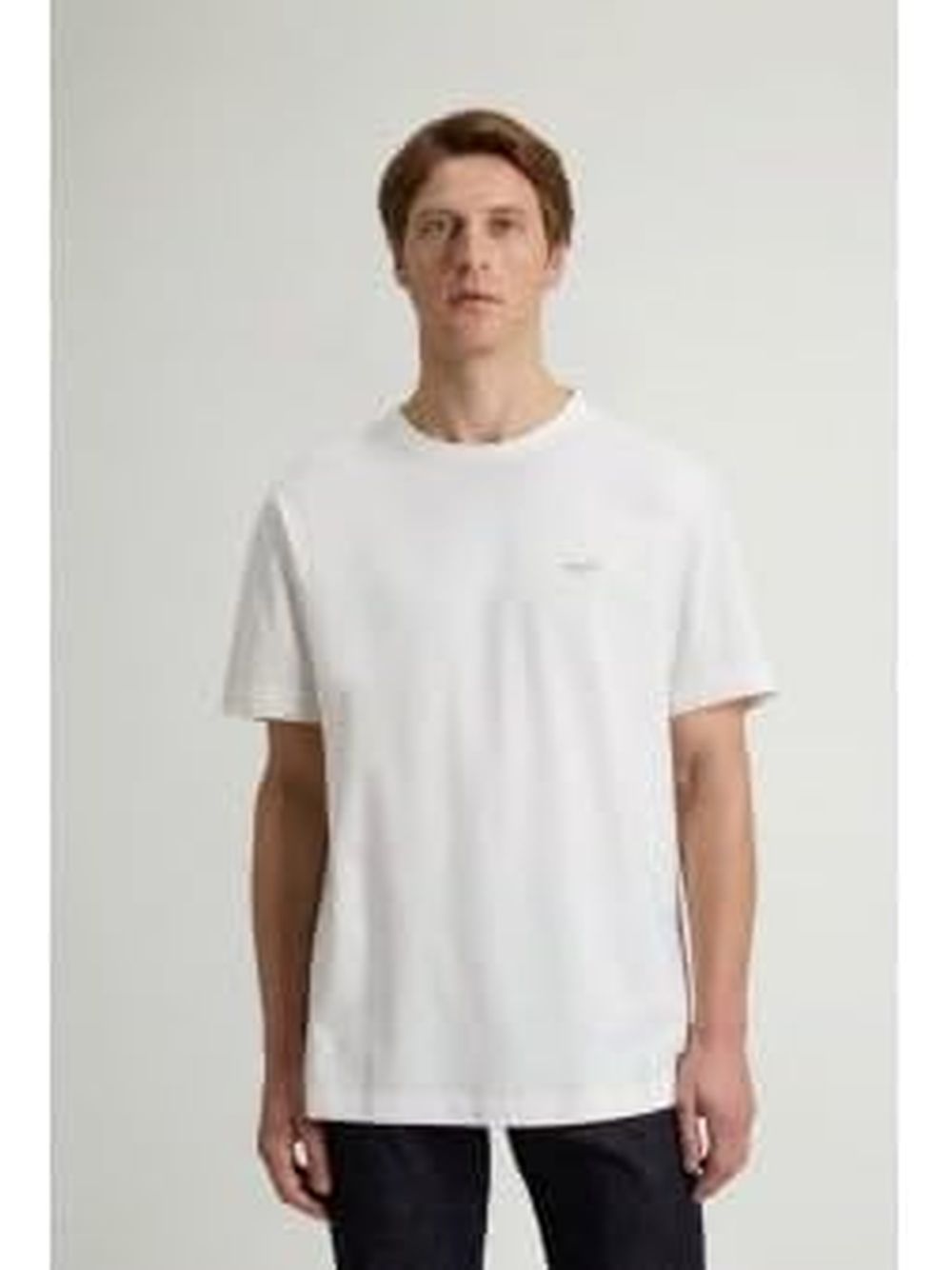 T-shirt Woolrich COTTON LOGO Uomo - Bianco