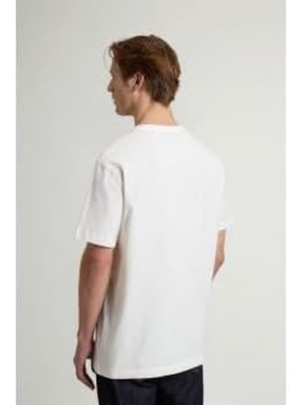 T-shirt Woolrich COTTON LOGO Uomo - Bianco