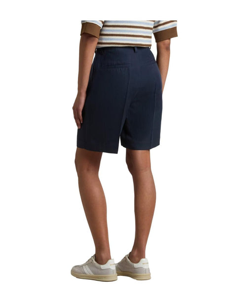 Shorts Woolrich LYOCELL LINEN Donna - Blu