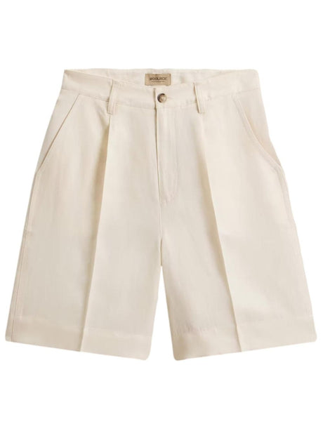 Shorts Woolrich LYOCELL LINEN Donna - Bianco