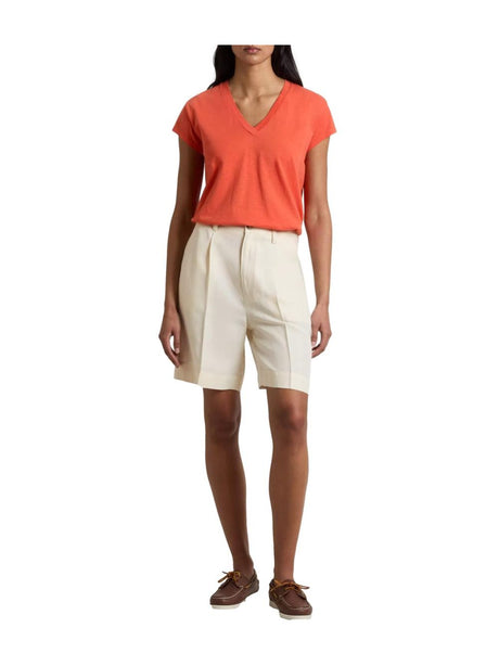Shorts Woolrich LYOCELL LINEN Donna - Bianco
